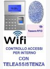 SISTEMA DI CONTROLLO ACCESSI PER INTERNO, WI-FI, CON LETTORE DI IMPRONTE DIGITALI E DI TESSERE, MOD. SVAR2-FINGER/WIFI, CON SOFTWARE E SERVIZIO DI TELEASSISTENZA PER L'INSTALLAZIONE - <b>€ 159,00</b>
